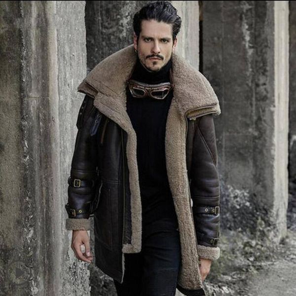 men's jackets men coats 2021 fur integrated fashion thickened coat imitation collar long sleeve outerwear & cardigan, Black;brown
men's jackets men coats 2021 fur integrated fashion thickened coat imitation collar long sleeve outerwear & cardigan, Black;brown