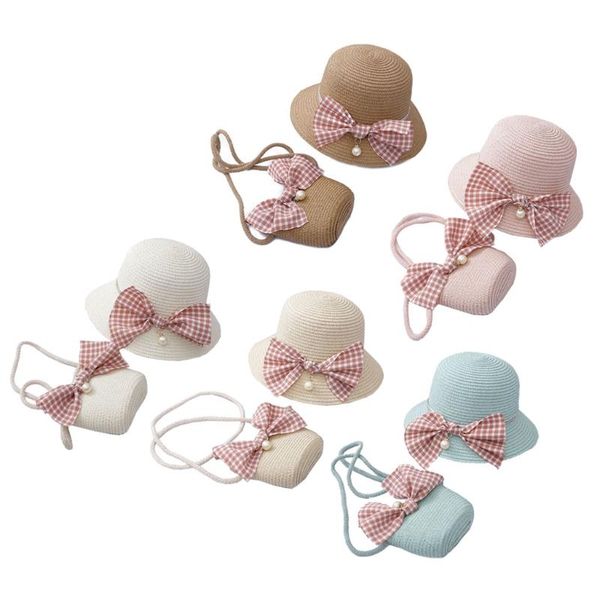 caps & hats 57bf bow princess hat summer girls straw sun +handbag 2pcs sets for kids child beach uv protection cap, Yellow
caps & hats 57bf bow princess hat summer girls straw sun +handbag 2pcs sets for kids child beach uv protection cap, Yellow