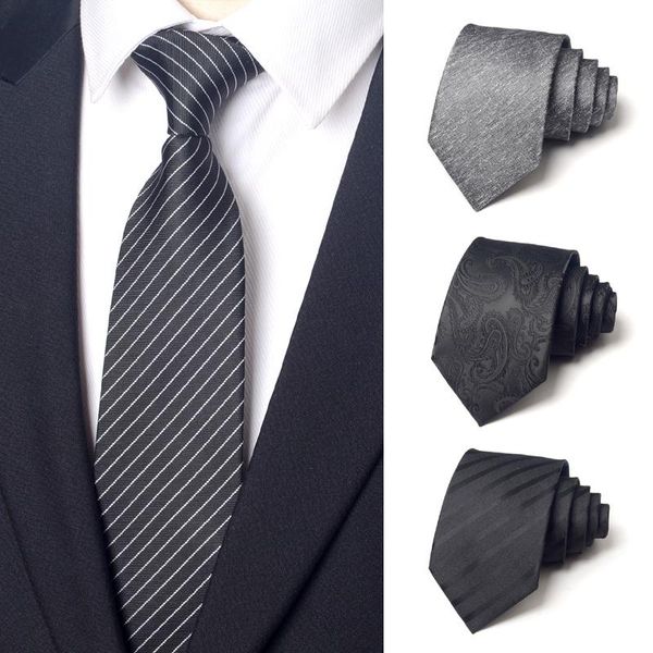 bow ties brand 8 cm grey black tie for men business dress suit necktie male wedding party with gift box, Black;gray
bow ties brand 8 cm grey black tie for men business dress suit necktie male wedding party with gift box, Black;gray