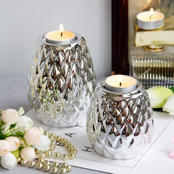 golden pineapple candlestick romantic diamond plated ceramic candle holders wedding centerpieces for tables decoration crafts
golden pineapple candlestick romantic diamond plated ceramic candle holders wedding centerpieces for tables decoration crafts