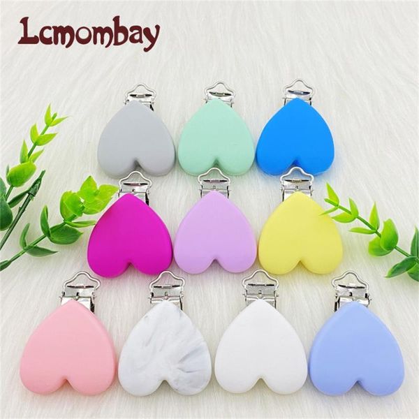 pacifiers# lcmombay silicone heart-shaped pacifier clip clasp no-rusty beads baby chew dummy chain diy adapter easy to attach
pacifiers# lcmombay silicone heart-shaped pacifier clip clasp no-rusty beads baby chew dummy chain diy adapter easy to attach