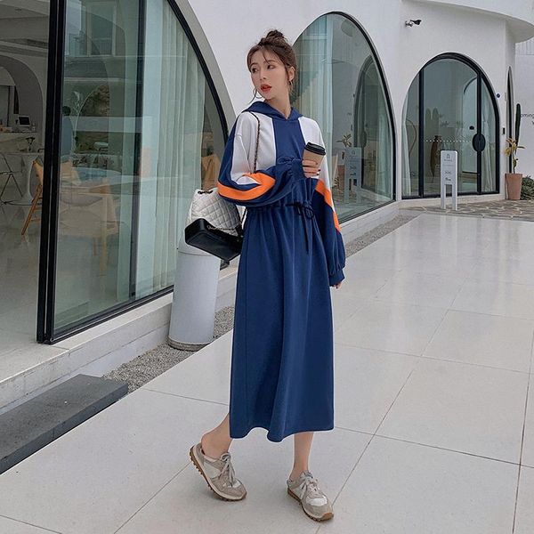 dress for women fashion splice color block drawstring waist loose casual long sleeve hooded sweatshirt dresses spring autumn, Black;gray
dress for women fashion splice color block drawstring waist loose casual long sleeve hooded sweatshirt dresses spring autumn, Black;gray