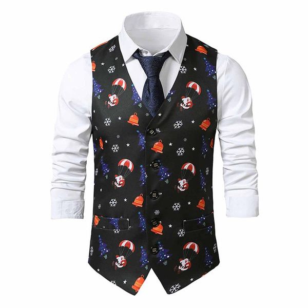 men's jackets selling 2021 christmas brand sleeveless snowman xmas vest vintage button up party men coat, Black;brown
men's jackets selling 2021 christmas brand sleeveless snowman xmas vest vintage button up party men coat, Black;brown