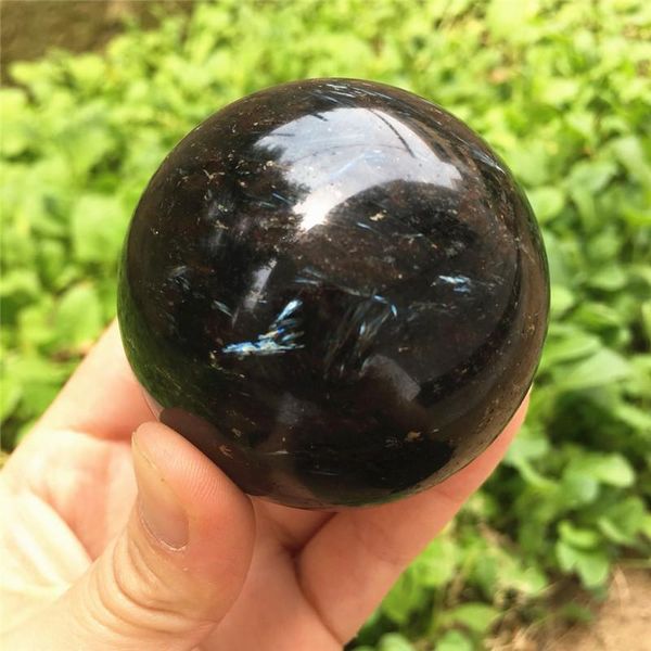 decorative objects & figurines natural blacke astrophyllite ball polished quartz crystal stone sphere 50-60mm
decorative objects & figurines natural blacke astrophyllite ball polished quartz crystal stone sphere 50-60mm