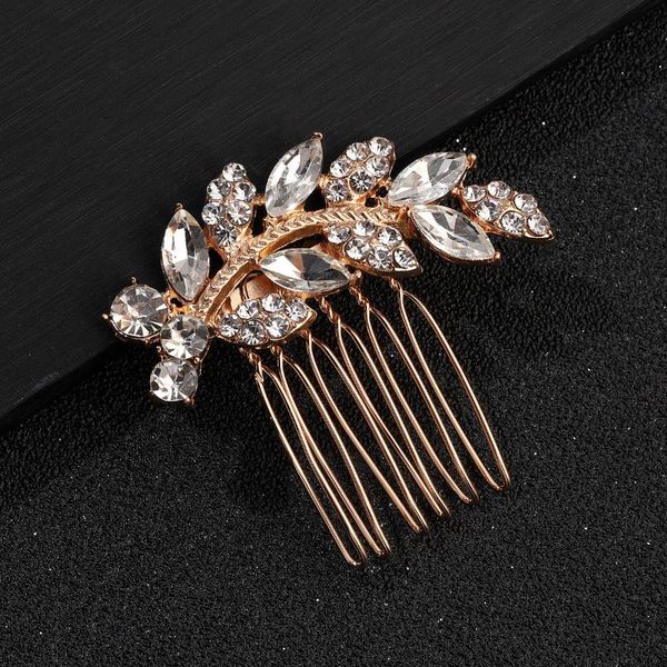hair clips & barrettes bling side combs vintage rhinestone glass bridal alloy metal leaves shaped accessories for bride wedding, Golden;silver
hair clips & barrettes bling side combs vintage rhinestone glass bridal alloy metal leaves shaped accessories for bride wedding, Golden;silver