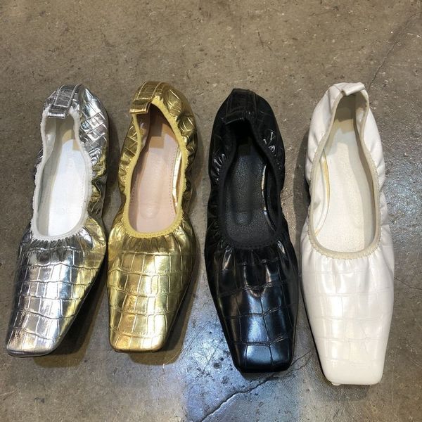 Soft Bottom Flats Shoes Women Slip On Casual Shoes Square Toe Leather Lazy Shoes 2021 Spring New Goldren Flats Casual Loafers, Black
Soft Bottom Flats Shoes Women Slip On Casual Shoes Square Toe Leather Lazy Shoes 2021 Spring New Goldren Flats Casual Loafers, Black