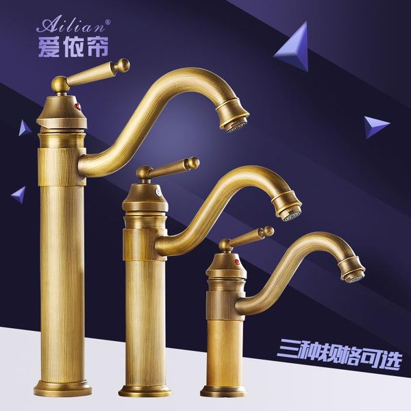 bathroom sink faucets basin faucet copper antique european heightening single hole on the stage leading retro
bathroom sink faucets basin faucet copper antique european heightening single hole on the stage leading retro
