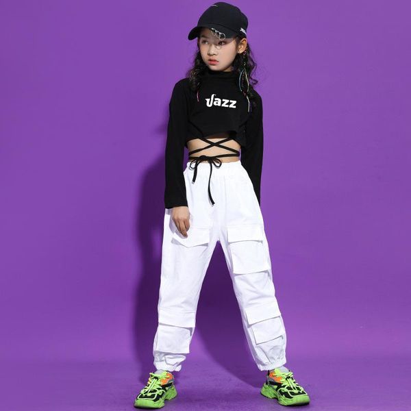 stage wear kid cool hip hop clothing turtleneck crop long sleeve shirt tactical cargo pants for girls jazz dance costume clothes, Black;red
stage wear kid cool hip hop clothing turtleneck crop long sleeve shirt tactical cargo pants for girls jazz dance costume clothes, Black;red