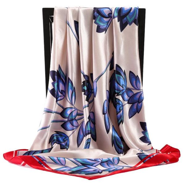scarves 2021 korean luxury print bandanna summer silk female dustproof 90x90cm kerchief fashion sunscreen square shawl, Blue;gray
scarves 2021 korean luxury print bandanna summer silk female dustproof 90x90cm kerchief fashion sunscreen square shawl, Blue;gray