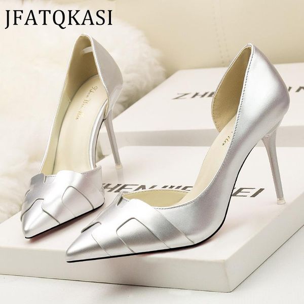 dress shoes women high heels summer single pointed patent leather upper party woman pumps fashion colourful lady 2021 style, Black
dress shoes women high heels summer single pointed patent leather upper party woman pumps fashion colourful lady 2021 style, Black