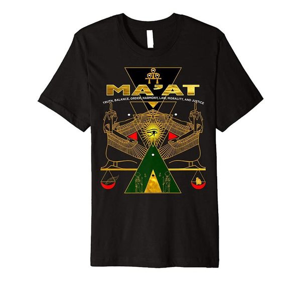 men's t-shirts egyptian kemetic maat ma'at premium t-shirt, White;black
men's t-shirts egyptian kemetic maat ma'at premium t-shirt, White;black