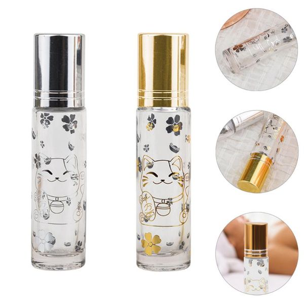 storage bottles & jars 2pcs 10ml lucky cat pattern travel perfume essential oil roller
storage bottles & jars 2pcs 10ml lucky cat pattern travel perfume essential oil roller