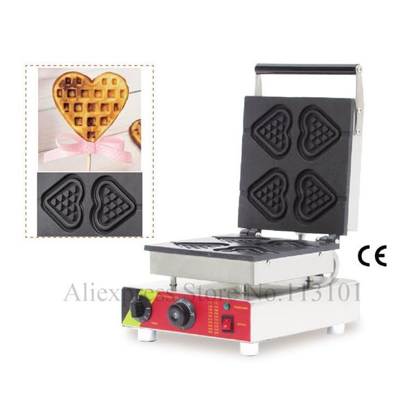 heart-shape lolly waffle machine stainless steel heart love-shape maker with 4 pcs moulds non-stick cooking surface bread makers
heart-shape lolly waffle machine stainless steel heart love-shape maker with 4 pcs moulds non-stick cooking surface bread makers