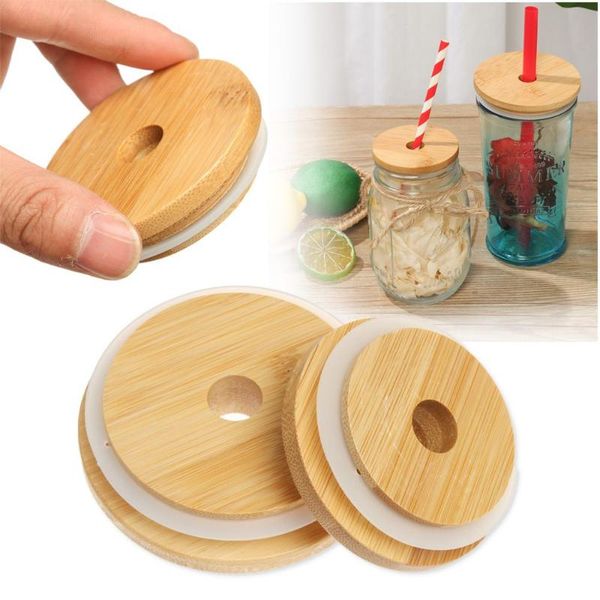 kitchen storage & organization 1pc reusable bamboo wood lids jar lid with straw hole wide mouth cup bottles covers caps silicone seal ring
kitchen storage & organization 1pc reusable bamboo wood lids jar lid with straw hole wide mouth cup bottles covers caps silicone seal ring