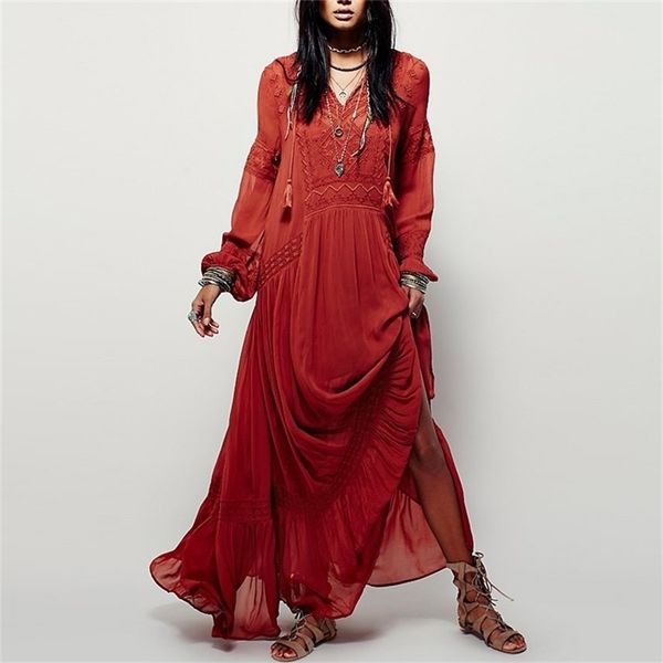 teelynn long sleeve maxi dresses women tunic cover up red floral embroidery v neck tassel long dress casual loose boho vestidos 210706, Black;gray
teelynn long sleeve maxi dresses women tunic cover up red floral embroidery v neck tassel long dress casual loose boho vestidos 210706, Black;gray