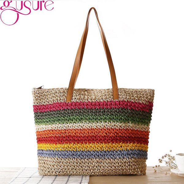 evening bags gusure women luxury straw handbag colorful design ladies wicker knitted shoulder totes beach woven shopping sac main femme
evening bags gusure women luxury straw handbag colorful design ladies wicker knitted shoulder totes beach woven shopping sac main femme