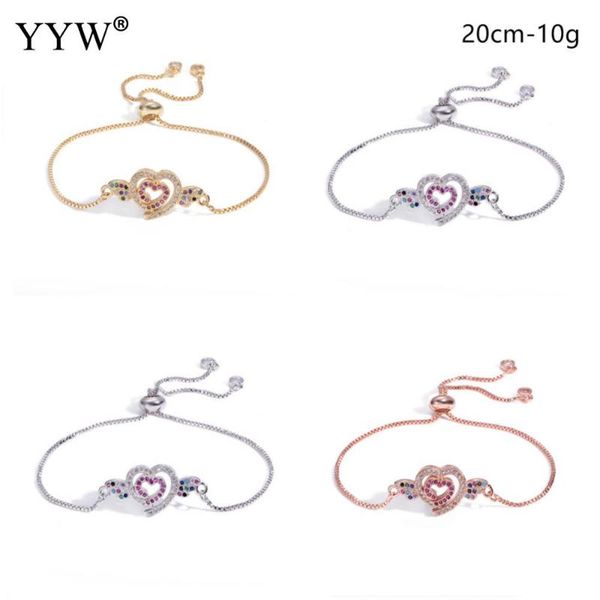 colors luxury cubic zirconia bracelet colorful rhinestone heart with wing box chain bracelets adjustable 7.88inch link,, Black
colors luxury cubic zirconia bracelet colorful rhinestone heart with wing box chain bracelets adjustable 7.88inch link,, Black