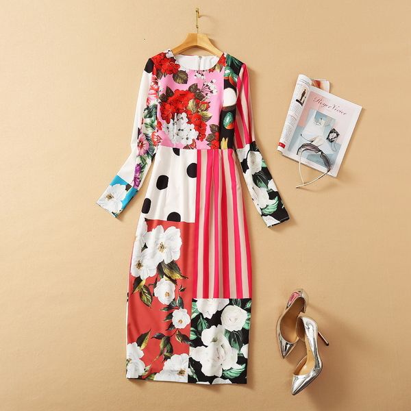 casual dresses european and american women's wear winter style long sleeve flower stripe polka dot print fashionable pink dress sp1u, Black;gray
casual dresses european and american women's wear winter style long sleeve flower stripe polka dot print fashionable pink dress sp1u, Black;gray