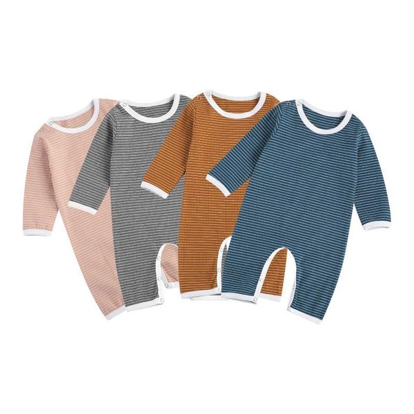 born baby boy girl classic striped print long sleeve crew neck one-piece clothing jumpsuit rompers jumpsuits, Blue
born baby boy girl classic striped print long sleeve crew neck one-piece clothing jumpsuit rompers jumpsuits, Blue