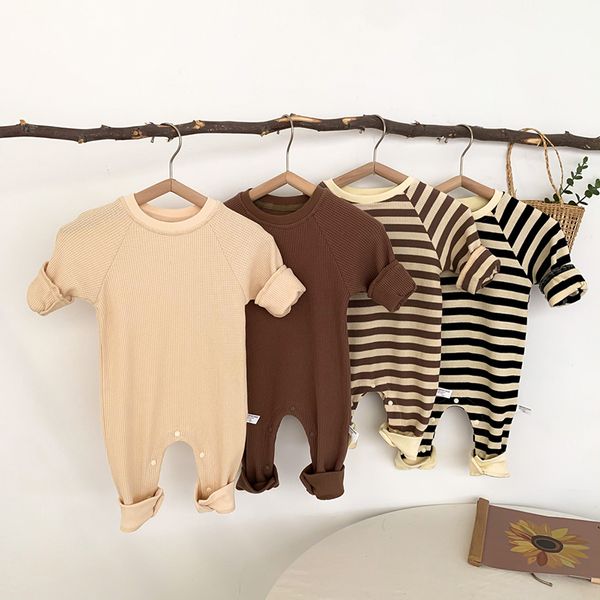 autumn new style baby girls long sleeve waffle rompers infant boys striped casual jumpsuit kids one piece clothes for 0-2y, Blue
autumn new style baby girls long sleeve waffle rompers infant boys striped casual jumpsuit kids one piece clothes for 0-2y, Blue