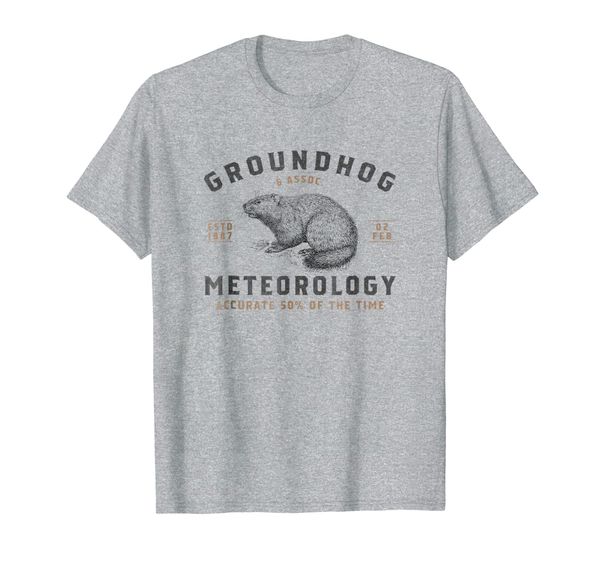 funny groundhog day shirt | groundhog meteorology, White;black
