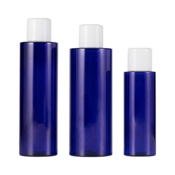 storage bottles & jars 100ml 200ml 250ml empty blue round plastic toner bottle white screw cover cosmetic essence emulsion packaging contain
storage bottles & jars 100ml 200ml 250ml empty blue round plastic toner bottle white screw cover cosmetic essence emulsion packaging contain