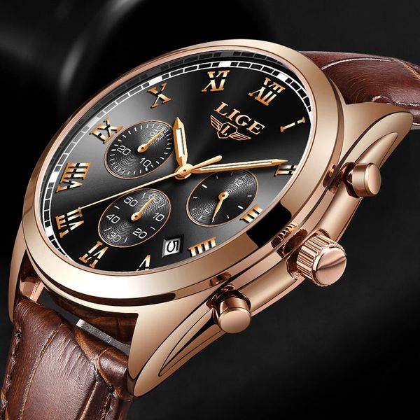 wristwatches 2021 lige mens watches waterproof 24 hour date quartz clock male leather sport wrist watch relogio masculino, Slivery;brown
wristwatches 2021 lige mens watches waterproof 24 hour date quartz clock male leather sport wrist watch relogio masculino, Slivery;brown
