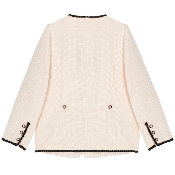 women's jackets fit white loose brief tweed temperament jacket lapel long sleeve women coat fashion tide spring autumn 2021 1dc143, Black;brown
women's jackets fit white loose brief tweed temperament jacket lapel long sleeve women coat fashion tide spring autumn 2021 1dc143, Black;brown
