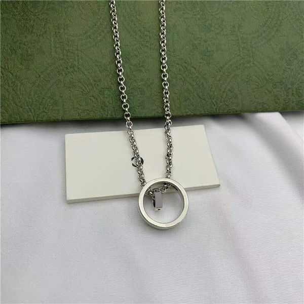 designers necklace luxurys jewelry double ring men's necklaces versatile fashion non fading clavicle chain jewelry gift for boyfriend s, Silver
designers necklace luxurys jewelry double ring men's necklaces versatile fashion non fading clavicle chain jewelry gift for boyfriend s, Silver