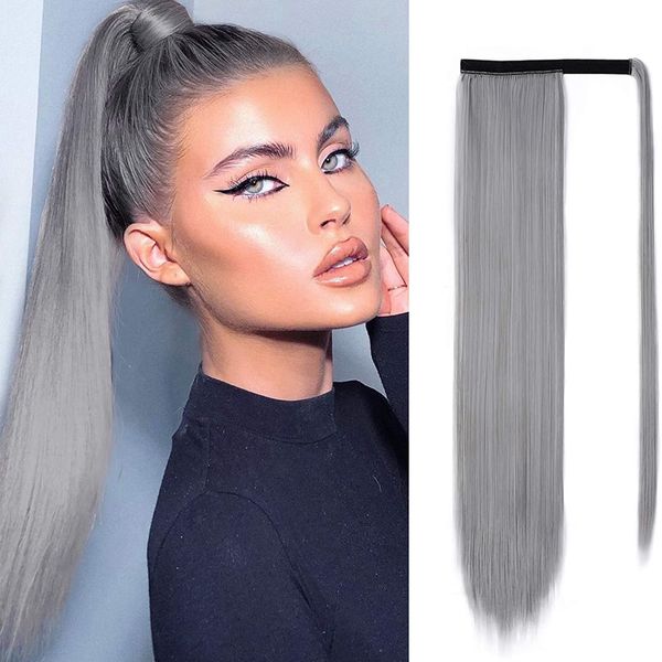 real grey ponytails hair extension afro gray hairpiece natural highlight salt and pepper humanhair ponytail updo chignon 140g, Black
real grey ponytails hair extension afro gray hairpiece natural highlight salt and pepper humanhair ponytail updo chignon 140g, Black