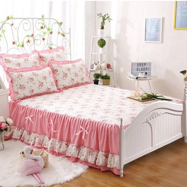 sheets & sets 1pcs printed bed skirt floral sheet cotton ruffle lace luxury flat bed-mat twin queen king size no case
sheets & sets 1pcs printed bed skirt floral sheet cotton ruffle lace luxury flat bed-mat twin queen king size no case