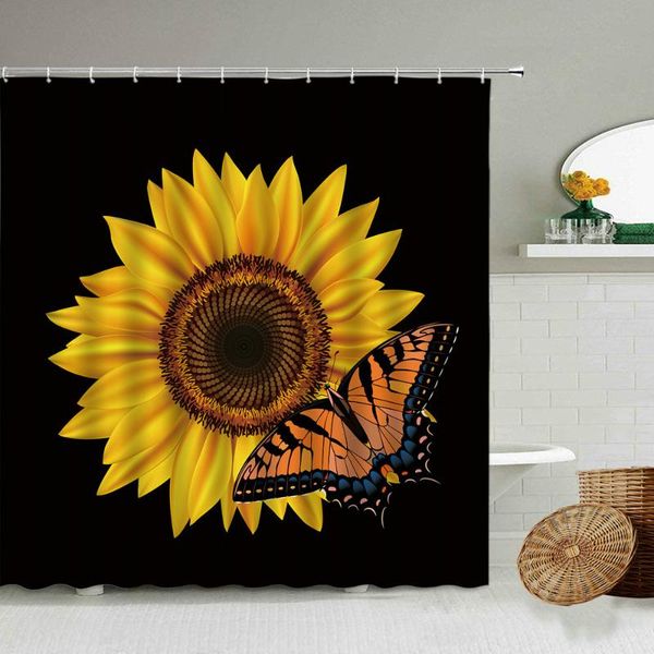 shower curtains sunflower butterfly print curtain black and white stripe design bathroom decoration waterproof hanging screen with hook
shower curtains sunflower butterfly print curtain black and white stripe design bathroom decoration waterproof hanging screen with hook