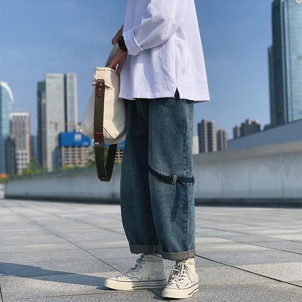 men's jeans fashion mens brand ins hip hop japanese ripped for men solid cotton full length mid black color sale washed, Blue
men's jeans fashion mens brand ins hip hop japanese ripped for men solid cotton full length mid black color sale washed, Blue