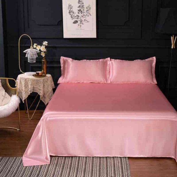sheets & sets simple ice silk sheet summer bedroom school dormitory 3pcs set bedding 1bed sheet+2 pillowcase non-slip king/queen size j8495
sheets & sets simple ice silk sheet summer bedroom school dormitory 3pcs set bedding 1bed sheet+2 pillowcase non-slip king/queen size j8495
