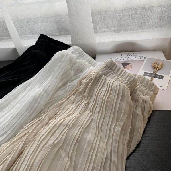 skirts mid-length a-line pleated skirt spring 2021 women's korean style all-match elastic high waist, Black
skirts mid-length a-line pleated skirt spring 2021 women's korean style all-match elastic high waist, Black