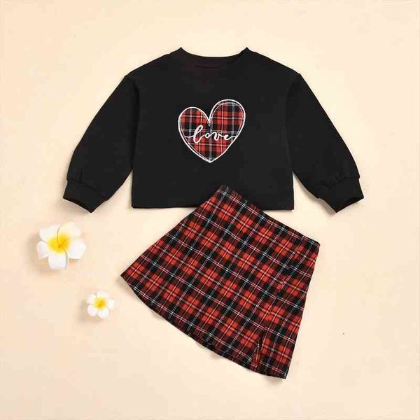 focusnorm 2 8y valentines day kids girls clothes sets heart plaid print long sleeve pullover sweatshirt a line skirts, White
focusnorm 2 8y valentines day kids girls clothes sets heart plaid print long sleeve pullover sweatshirt a line skirts, White