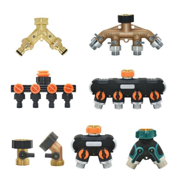3/4" 4-way brass plastic garden hose splitter y-type watering connector distributor for outdoor tap and faucet equipments
3/4" 4-way brass plastic garden hose splitter y-type watering connector distributor for outdoor tap and faucet equipments