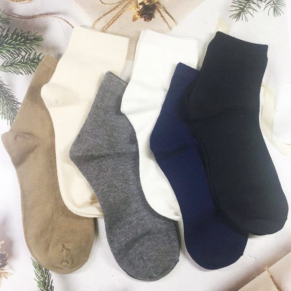 2-2five pairs of gift boxed spring and autumn men's medium cotton socks solid color sweat absorbing and breathable fashion casual busin, Black
2-2five pairs of gift boxed spring and autumn men's medium cotton socks solid color sweat absorbing and breathable fashion casual busin, Black
