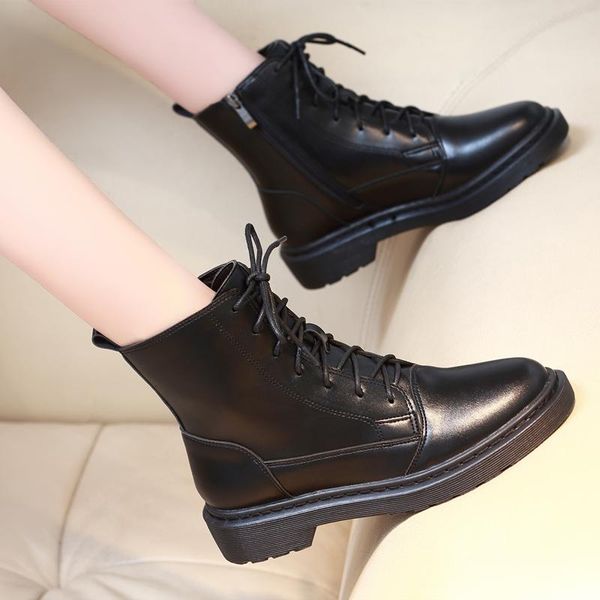 boots korean style women's casual shoes genuine leather boot ladies handsome motorcycle botas de mujer ankle botines chaussure, Black
boots korean style women's casual shoes genuine leather boot ladies handsome motorcycle botas de mujer ankle botines chaussure, Black