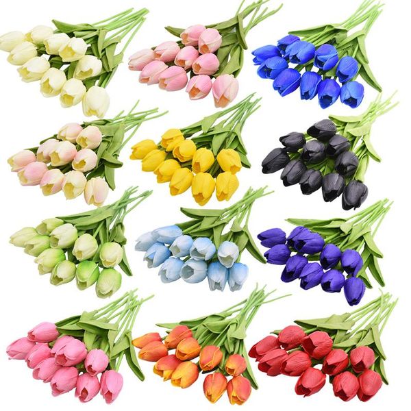decorative flowers & wreaths 10/30pcs artificial pu tulip bouquet fake flower for wedding bridal birthday party decoratio home favor supplie
decorative flowers & wreaths 10/30pcs artificial pu tulip bouquet fake flower for wedding bridal birthday party decoratio home favor supplie