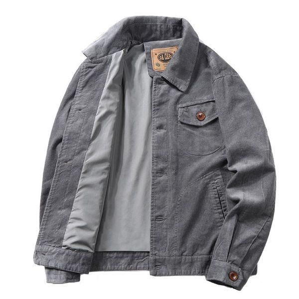 men's jackets 2021 design spring autumn corduroy jacket men retro single breasted military coat male outerwear large size m-4xl, Black;brown
men's jackets 2021 design spring autumn corduroy jacket men retro single breasted military coat male outerwear large size m-4xl, Black;brown