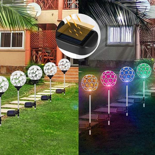lawn lamps 2pcs led solar powered crystal ball highlight night light color changing outdoor garden stake christmas decorative lamp
lawn lamps 2pcs led solar powered crystal ball highlight night light color changing outdoor garden stake christmas decorative lamp
