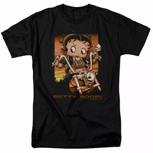 betty boop sunset rider t shirt mens licensed cartoon merchandise classic black, White;black
betty boop sunset rider t shirt mens licensed cartoon merchandise classic black, White;black