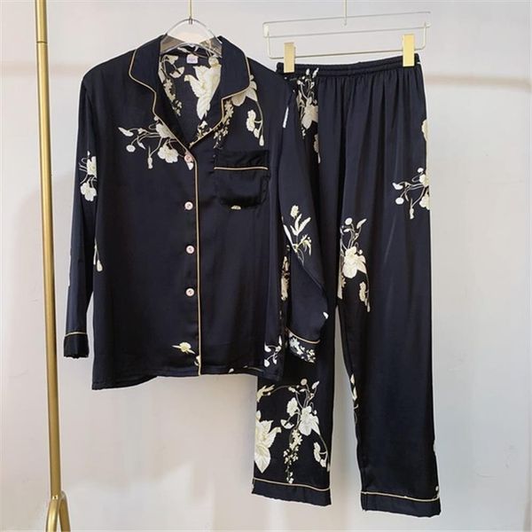 black stylish pajama set silk womens sleepwears satin spring summer long sleeve pants two piece suit home wear pyjama femme, Black;red
black stylish pajama set silk womens sleepwears satin spring summer long sleeve pants two piece suit home wear pyjama femme, Black;red