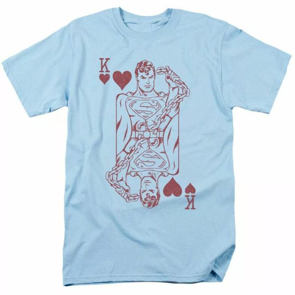 Superman Super Card T Shirt Mens Licensed Classic DC Comics Tee Light Blue, White;black
Superman Super Card T Shirt Mens Licensed Classic DC Comics Tee Light Blue, White;black