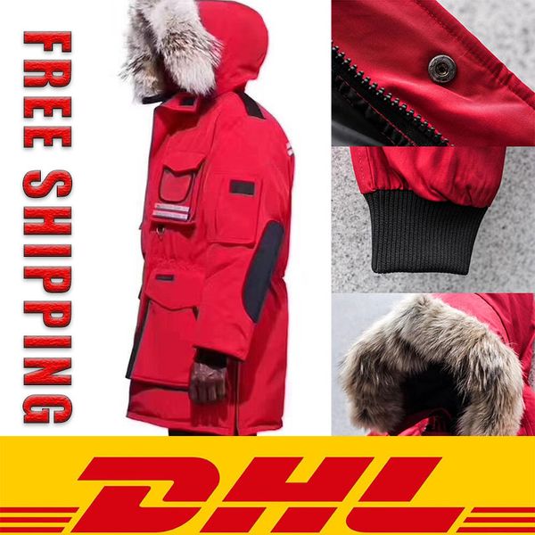 new men's fashion parka waterproof hooded advanced fabric thick down with real wolf fur winter keep warm jacket coat factory, Black
new men's fashion parka waterproof hooded advanced fabric thick down with real wolf fur winter keep warm jacket coat factory, Black