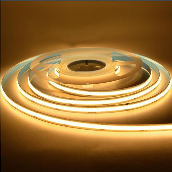 high density dc12v 24v cob 5m led strip light flexible neon soft diy indoor home lighting advertising decoration strips
high density dc12v 24v cob 5m led strip light flexible neon soft diy indoor home lighting advertising decoration strips