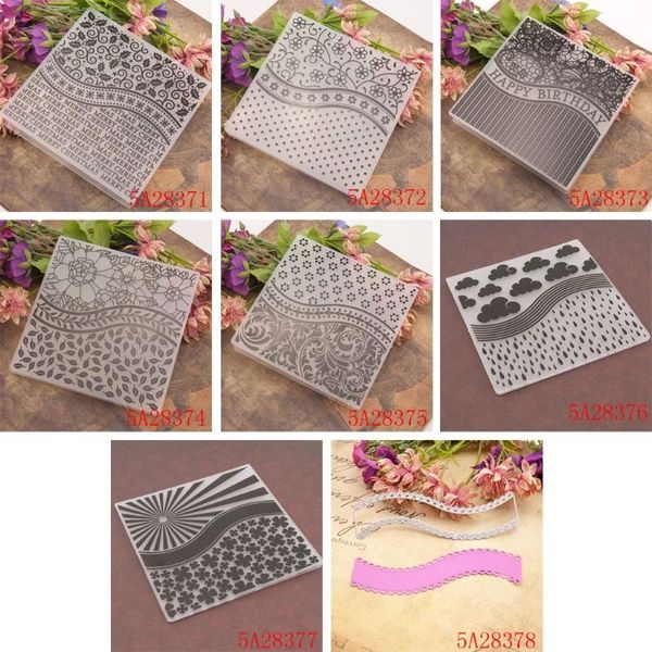 craft tools plastic embossing folder template diy scrapbook po card happy birthday qw
craft tools plastic embossing folder template diy scrapbook po card happy birthday qw