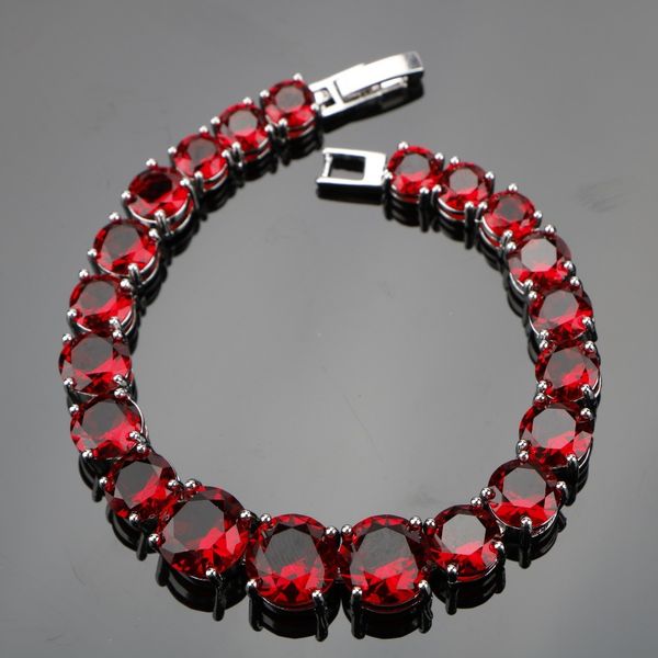 925 sterling silver jewelry 18cm red stones charms bracelets for women wedding zircon jewelery gift box, Golden;silver
925 sterling silver jewelry 18cm red stones charms bracelets for women wedding zircon jewelery gift box, Golden;silver