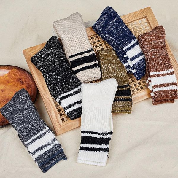 men's socks 1 pair autumn and winter long tube thick needle neutral pure cotton thread, Black
men's socks 1 pair autumn and winter long tube thick needle neutral pure cotton thread, Black